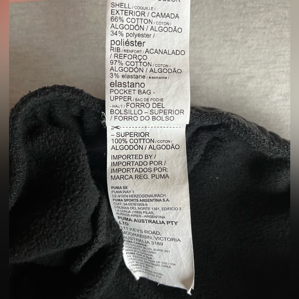 Puma L Men's Charcoal Joggers - Picture 14 of 14